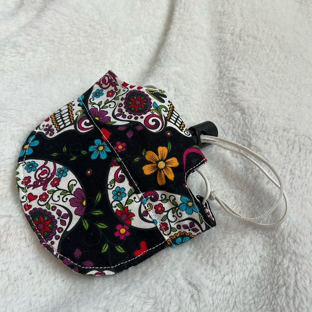Sugar Skull Dog Hat, Size XS. - free with other dog clothing purchase.
